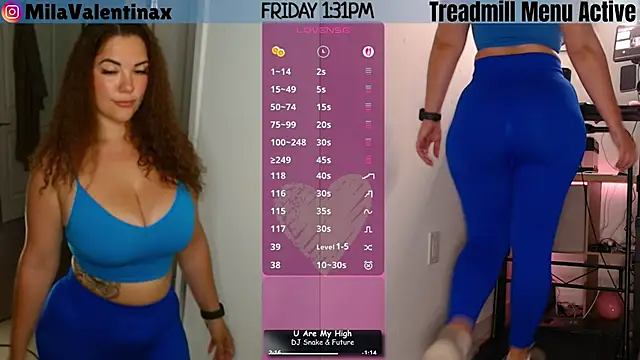 MilaValentina online show from May 15, 2026, 5:33 pm