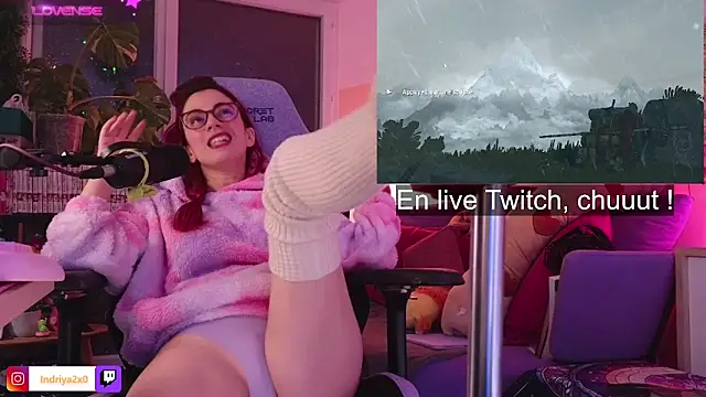 Snapshot of Indriya2x0 chatting on February 13, 2026, 9:04 pm Indriya2x0 online show from February 13, 2026, 9:04 pm