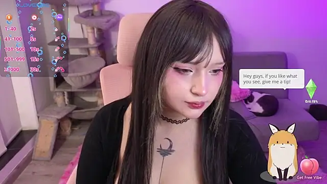 Snapshot of KuroChan420 chatting on February 14, 2026, 1:06 am KuroChan420 online show from February 14, 2026, 1:06 am