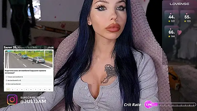 juli jam online show from October 13, 2025, 8:10 pm