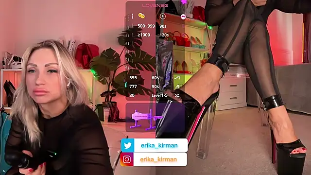 Erika Kirman online show from September 12, 2025, 12:49 pm