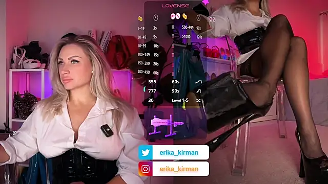 Erika Kirman online show from October 7, 2025, 10:16 am