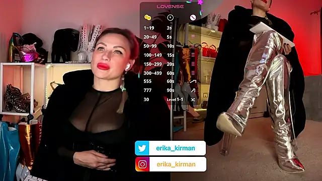 Erika Kirman online show from January 16, 2026, 1:04 pm