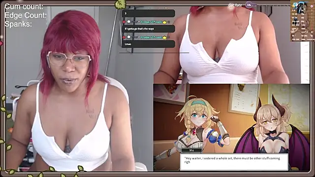 Snapshot of Cheybaaee chatting on February 9, 2025, 9:17 pm Cheybaaee online show from February 9, 2025, 9:17 pm