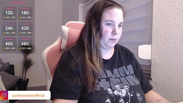 AureliaWinter online show from February 24, 2025, 5:20 pm