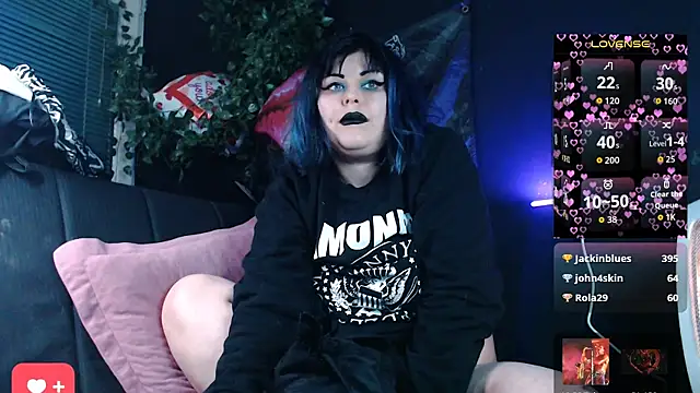 Psychobitch7 online show from February 19, 2026, 8:17 pm