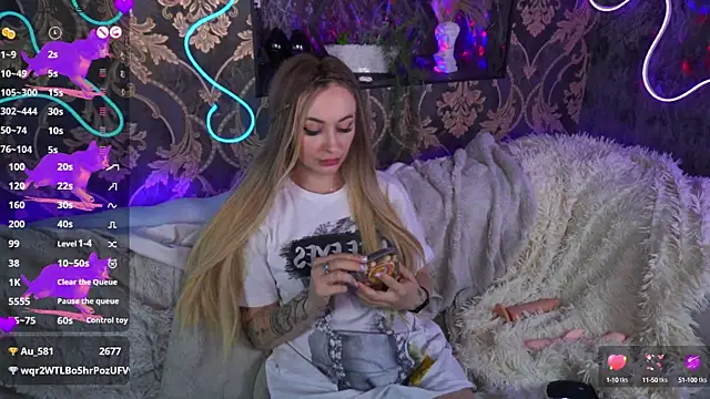 GraceCandy online show from February 23, 2025, 2:07 am