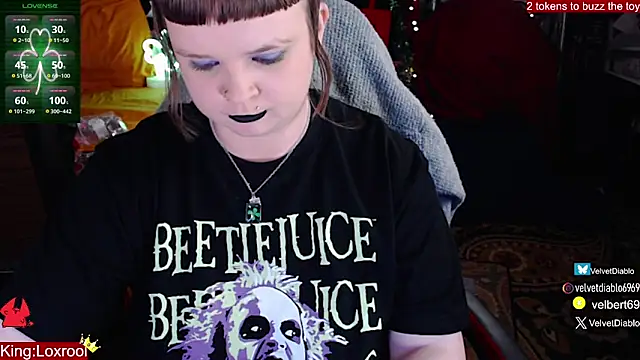 VelvetDiablo online show from March 12, 2025, 11:44 pm