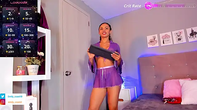 EmilyCoast-1 online show from November 8, 2025, 3:04 pm