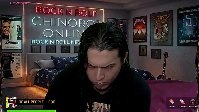 chino roz online show from May 5, 2026, 7:00 am