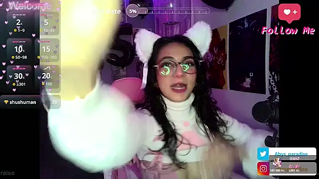 Abysparadise online show from October 5, 2025, 4:03 am