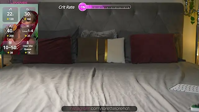 Lorettelorena online show from March 6, 2025, 8:27 pm