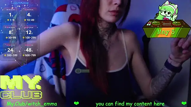 Witch Emma online show from May 3, 2026, 6:33 pm