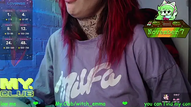 Witch Emma online show from November 7, 2025, 10:20 am