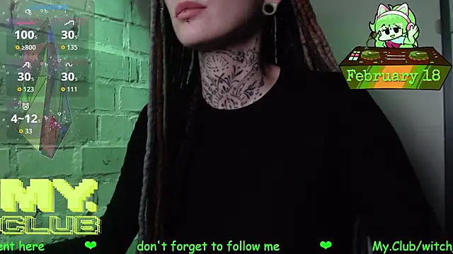 Witch Emma online show from February 18, 2026, 9:28 am