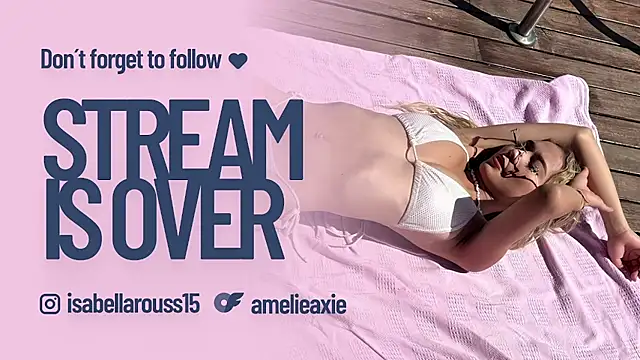 Snapshot of AmelieAxie chatting on January 26, 2025, 3:38 am AmelieAxie online show from January 26, 2025, 3:38 am