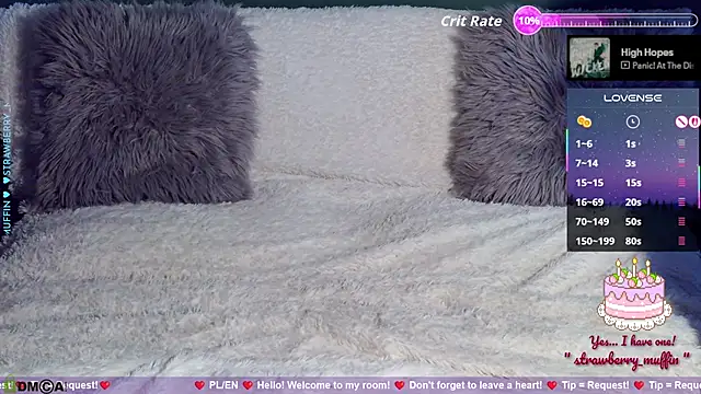 strawberry muffin online show from July 1, 2026, 3:34 pm