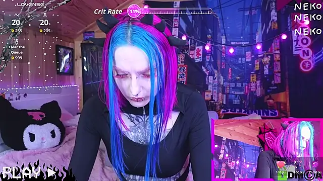 Snapshot of NekoCyber chatting on April 11, 2026, 5:26 am NekoCyber online show from April 11, 2026, 5:26 am