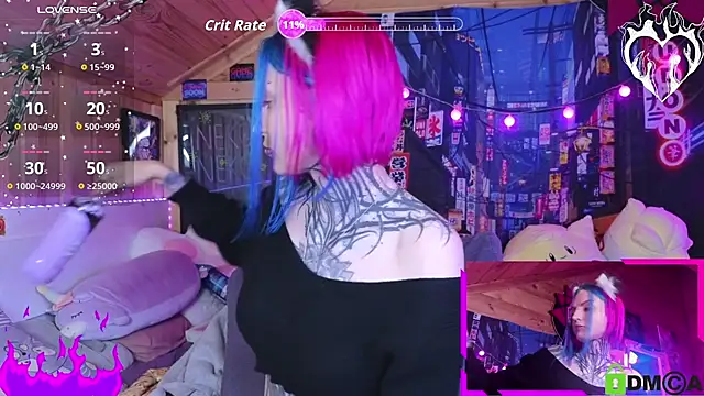 NekoCyber online show from October 30, 2025, 4:55 am