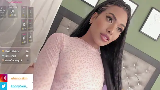 EbonySkin online show from October 24, 2025, 10:14 am