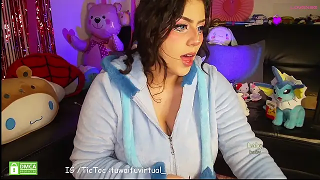 TuWaifuVirtual1 online show from February 20, 2026, 12:07 am